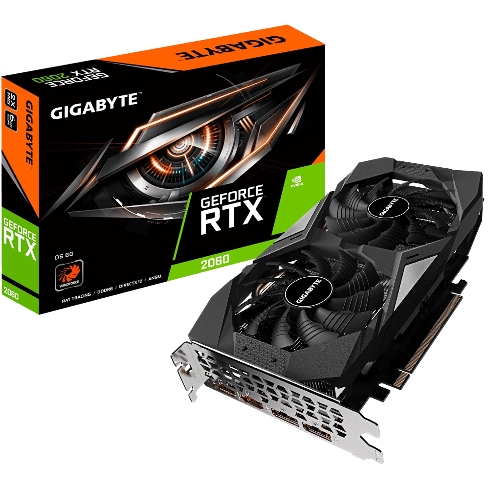 Gigabyte GeForce RTX 2060 D6 6G  (Rev. 1.0)